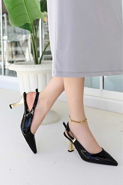 werfen Piele Lacuita Ovis - Pantofi de dama cu toc inalt cu centura la glezna...