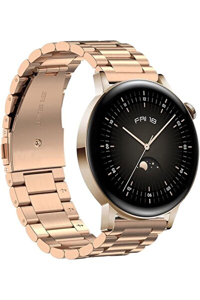 Rivor Huawei Watch (GT4/Watch 4 Pro/GT3/GT3 Pro/GT2/GT2 Pro) 46mm Paslanmaz B...