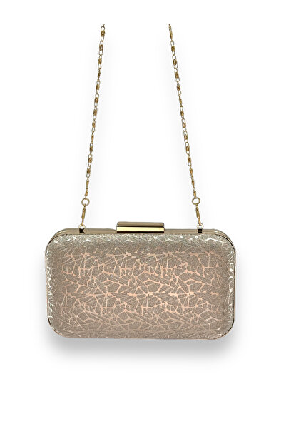 Biçanta Auriu, auriu, aur, mâner, model cu laser, geantă pentru rochie de seară, geantă de seară, curea cu lanț, clutch portofoliu