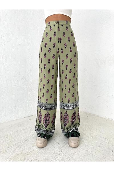 SHUGAA WOMEN'S ETHNIC PATTERN VISKOSE PALACE PANT