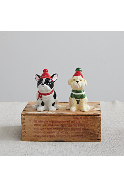 Warm Design Dog Salt and Pepper Shakers Set