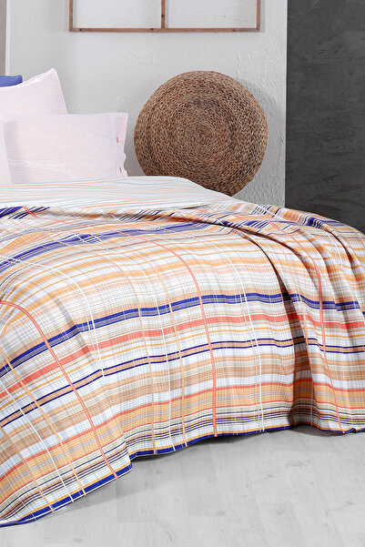 Sarev Viola Orange - Double 100% Cotton Pique Set