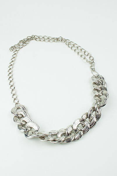 Liveyn Design Curea mare cu inel de culoare argintie