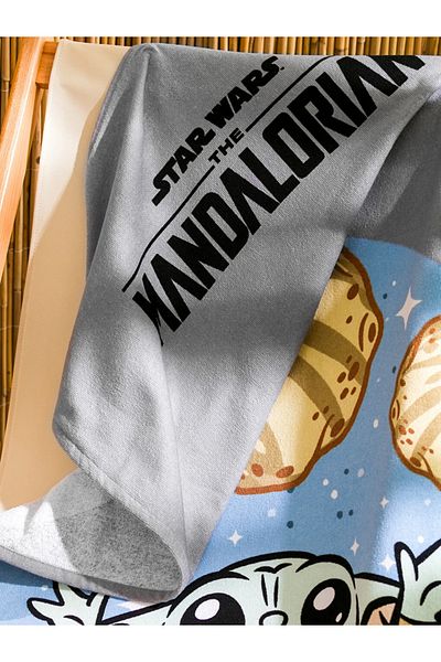 LC Waikiki ΑΞΕΣΟΥΑΡ LCW Πετσέτα θαλάσσης με στάμπα Star Wars