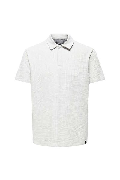 Only & Sons Kian Men's Polo White T-shirt -22028694-CD