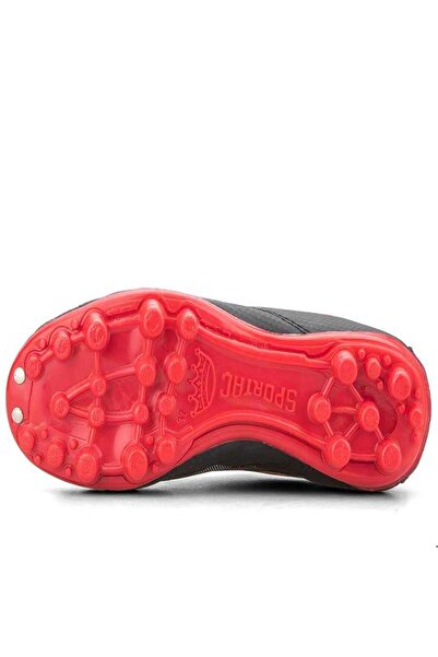 SPORTAÇ LİG Neymar Genç Halı Saha Futbol Krampon SİYAH_KIRMIZI