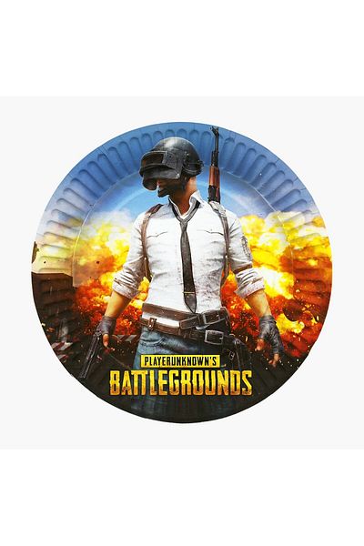 Parti Furyası Pubg Party Supplies Cardboard Plate 8 Pieces Pubg Birthday Concept Ornaments