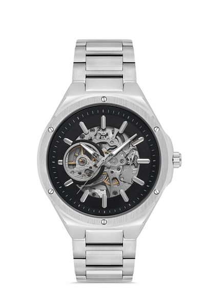 FERRO F31443A-A2 Automatic Gray Black 44 mm Men's Wristwatch