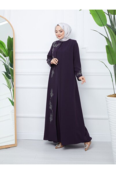 KMKkombin Rochie de mamă cu strasuri de mărime mare sezon nou