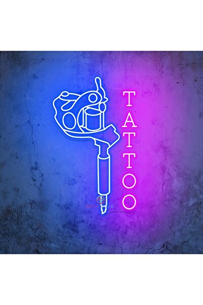 Neonyum TATTOO NEON TABELA LED NEON AYDINLATMA NEON TABELA 30 X 30