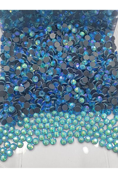 CRYSTALSHOP Dmc Hotfix Stone - Lipire cu fier de călcat, Ss20 Aqua AB (100 GRAM - 1440 BUC.)