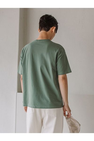 DEEPSENCE Unisex Oversize DEAR εμπριμέ πράσινο μπλουζάκι
