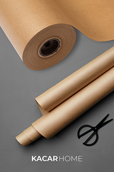 Ambalage 50cm x 10mt Ambalaj Ve Çeyiz Paketleme Kağıdı Kalın Kraft Kağıt