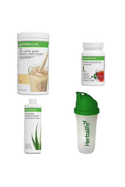 Herbalife 1 Formül 1 Shake- Bir 50gr Çay - Bir Aloe Vera Içecek SHAKER