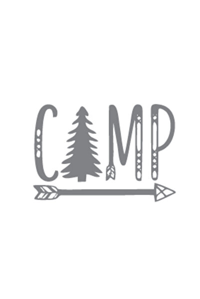 Reysa Tasarım قافلة كامب رمادية - 17x17 سم