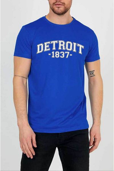 Medinenur Μπλουζάκι Unisex με στάμπα Detroit
