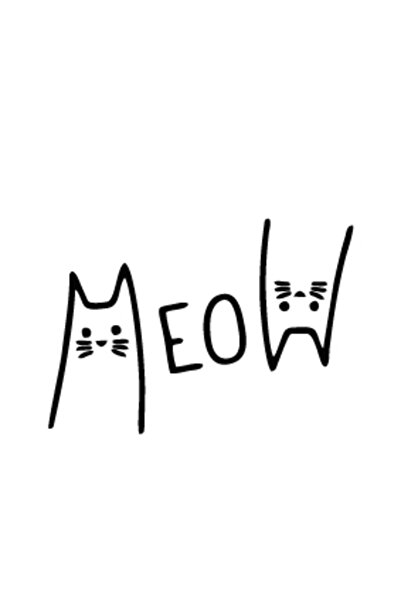 Reysa Tasarım قطة مياو سوداء - 17x17 سم