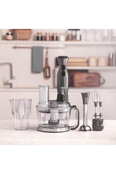 Karaca Pro Chopper Ice Breaking Whisk Multipurpose Food Processor with Slice Function 2000W