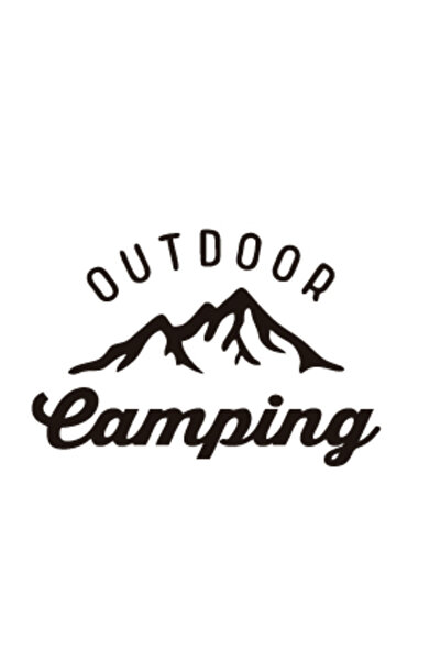 Reysa Tasarım قافلة التخييم السوداء - 17x17 سم