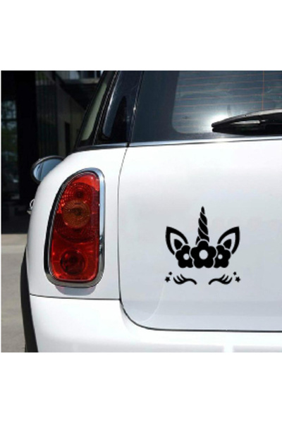 Reysa Tasarım يونيكورن مع القرن أزرق 17x17 سم