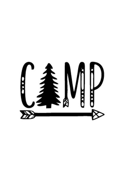 Reysa Tasarım قافلة كامب سوداء - 17x17 سم