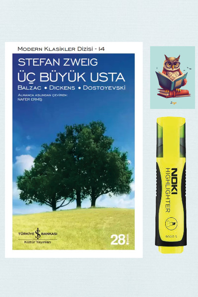 TÜRKİYE İŞ BANKASI KÜLTÜR YAYINLARI Üç Büyük Usta - Stefan Zweig - İş Bankası...