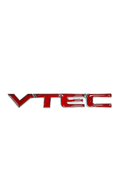 TAN GARAJ OTOMOTİV HONDA CIVIC UYUMLU VTEC BAGAJ LOGOSU (KIRMIZI)