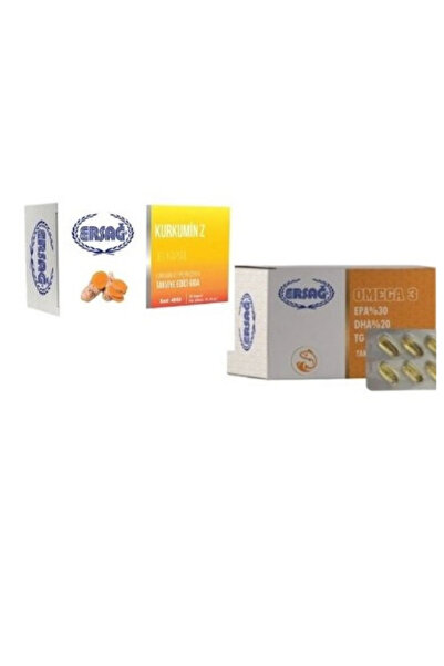 Ersağ Omega 3 ve Kurkumin Z ikisi bir arada