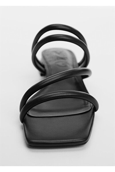 Mango Teen Black Sandals for Kids
