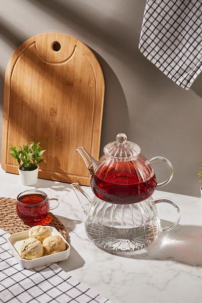 Binbirdemet Borosilicate Glass Teapot
