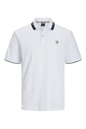 Jack Jones Jcohass Logo Polo Ss Ln Erkek T shirt 12252395 White Fiyat Yorumlar Trendyol