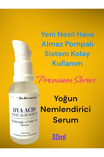 Dr.Dermalok Hyaluronik ve Folik Asit Premium Series Serum Yoğun Nemlendirici ...
