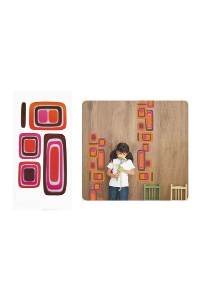 Bosphorus Wall Decoration Sticker Checkered Pvc 30x61M XFG080