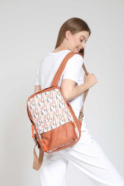 Street Bag Likya Ethnic - Bohemian Patterned Daily Travel Backpack