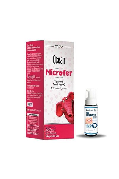 Ocean OrzaxOceanMicrofer Liposomal Iron Liquid - 250mlFood + Gift Whitening Foam
