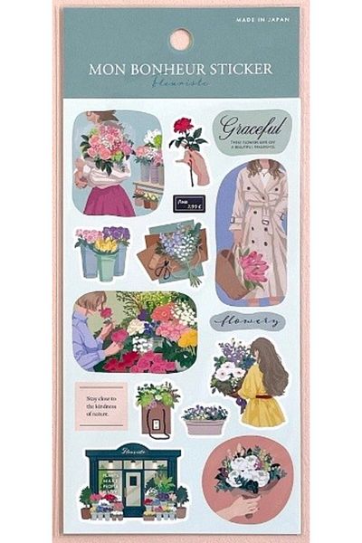 Concord Sticker Fleurist Florist Sticker 15 pcs