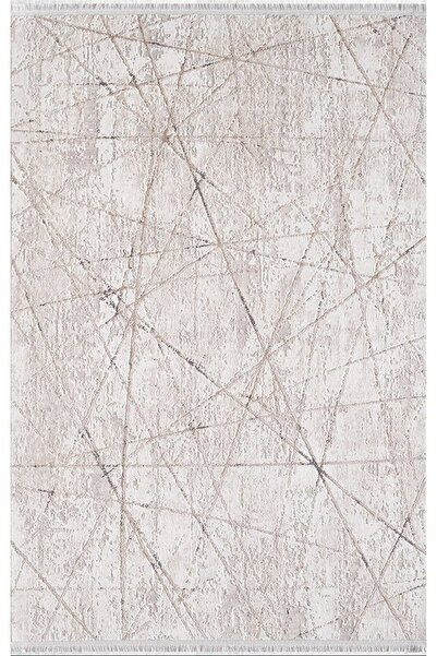 Artemis Halı Romantik 02429A Kahverengi Krem Bej Saçaklı Akrilik Yeni Sezon