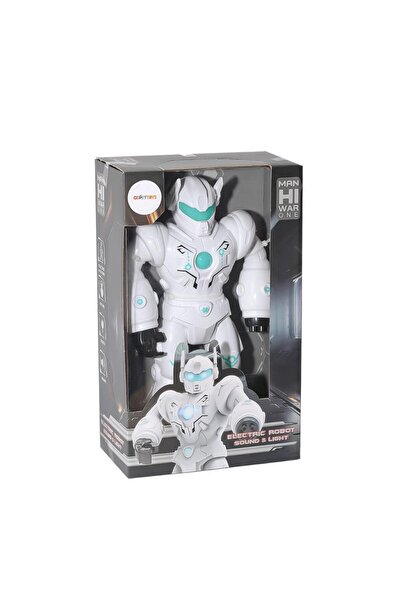 Vardem 399220 Sesli ve Işıklı Elektrikli Robot -Gepettoys