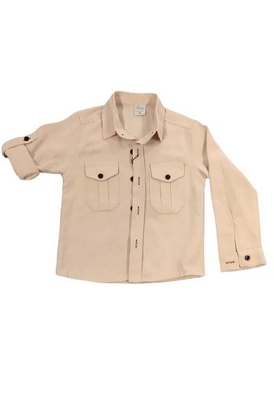 Terry Long Sleeve and Pocket T-Shirt 3 Pieces Set for Boys