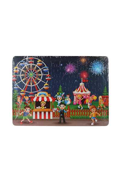 ESER 80 Parça Çocuk Puzzle Ve Yapboz Karışık Seri 7' Li Set