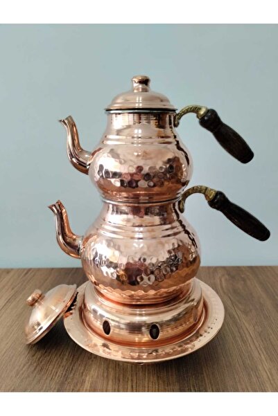 KUZEY ÇAY KAZANLARI BAKIR BALKON SEFASI 3 LİTRE JELLİ - JEL HEDİYELİ