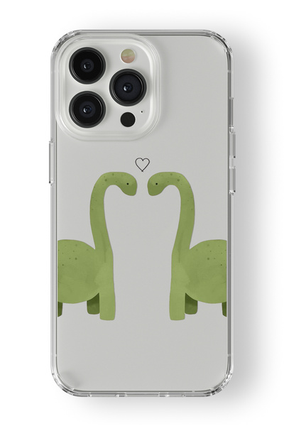 Multitronic حافظة شفافة مطبوعة بتصميم دينو متوافقة مع هاتف iPhone 13 Pro Max