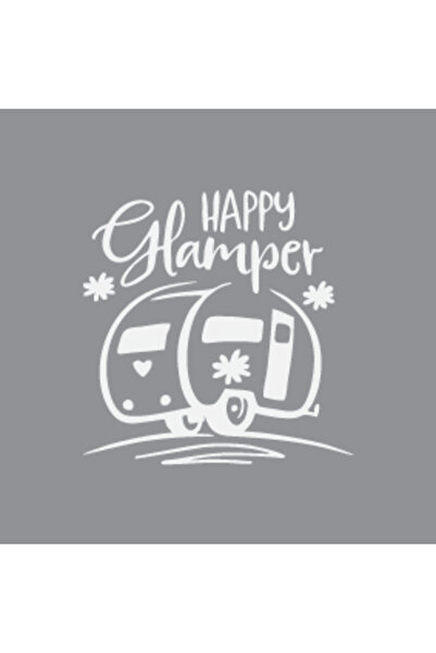 Reysa Tasarım هابي كامبر وايت كامب كارافان - 17x17 سم