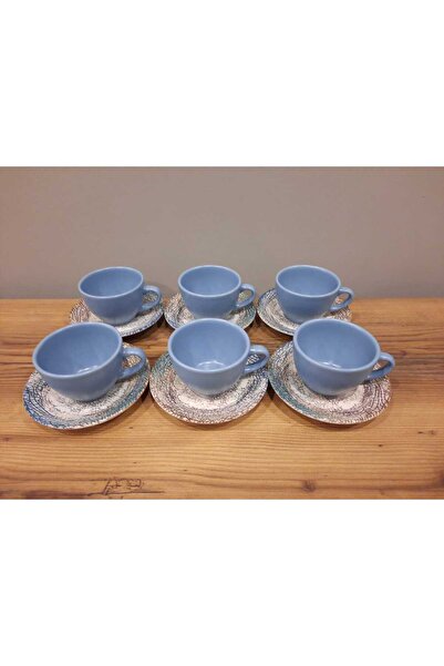 Keramika 12 PARÇA 6 KİŞİLİK ÇAY FİNCAN TAKIMI MAGİC