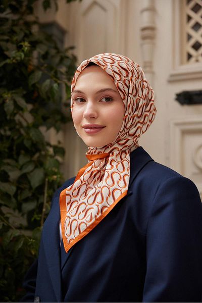 Şalland S Pattern Baroq Scarf Tile