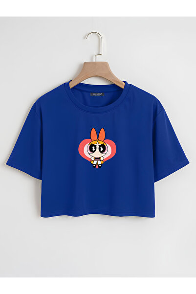 Mad&Calf Ženska majica kratkih rukava sa otiskom cvetova, veće veličine