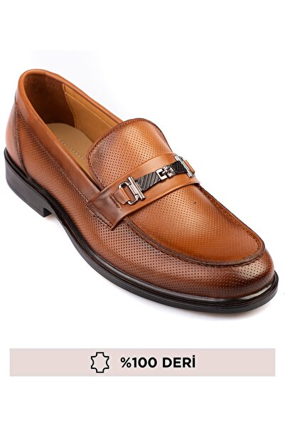 depderi Чоловічі туфлі-мокасини з натуральної шкіри