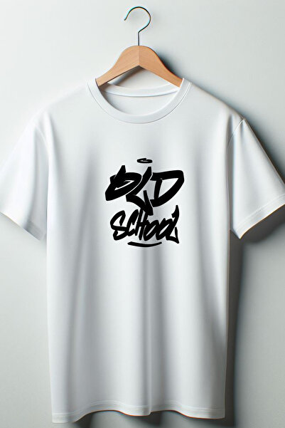 Vordevia Λευκό μπλουζάκι Old School Oversize Crew Neck