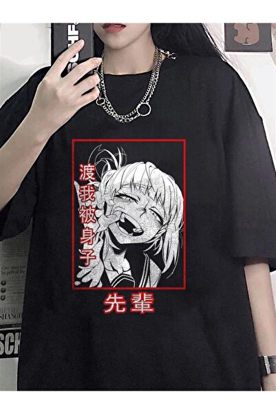 Toum Μπλουζάκι Sphera Himiko Toga Μαύρο Unisex Oversize