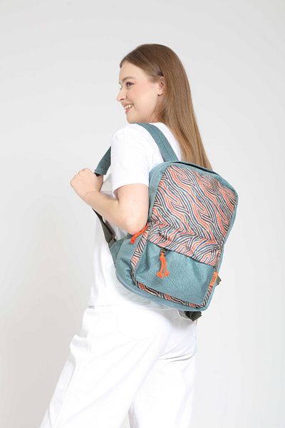 Street Bag Likya Ethnic - Σακίδιο πλάτης καθημερινού ταξιδιού με μποέμ μοτίβο